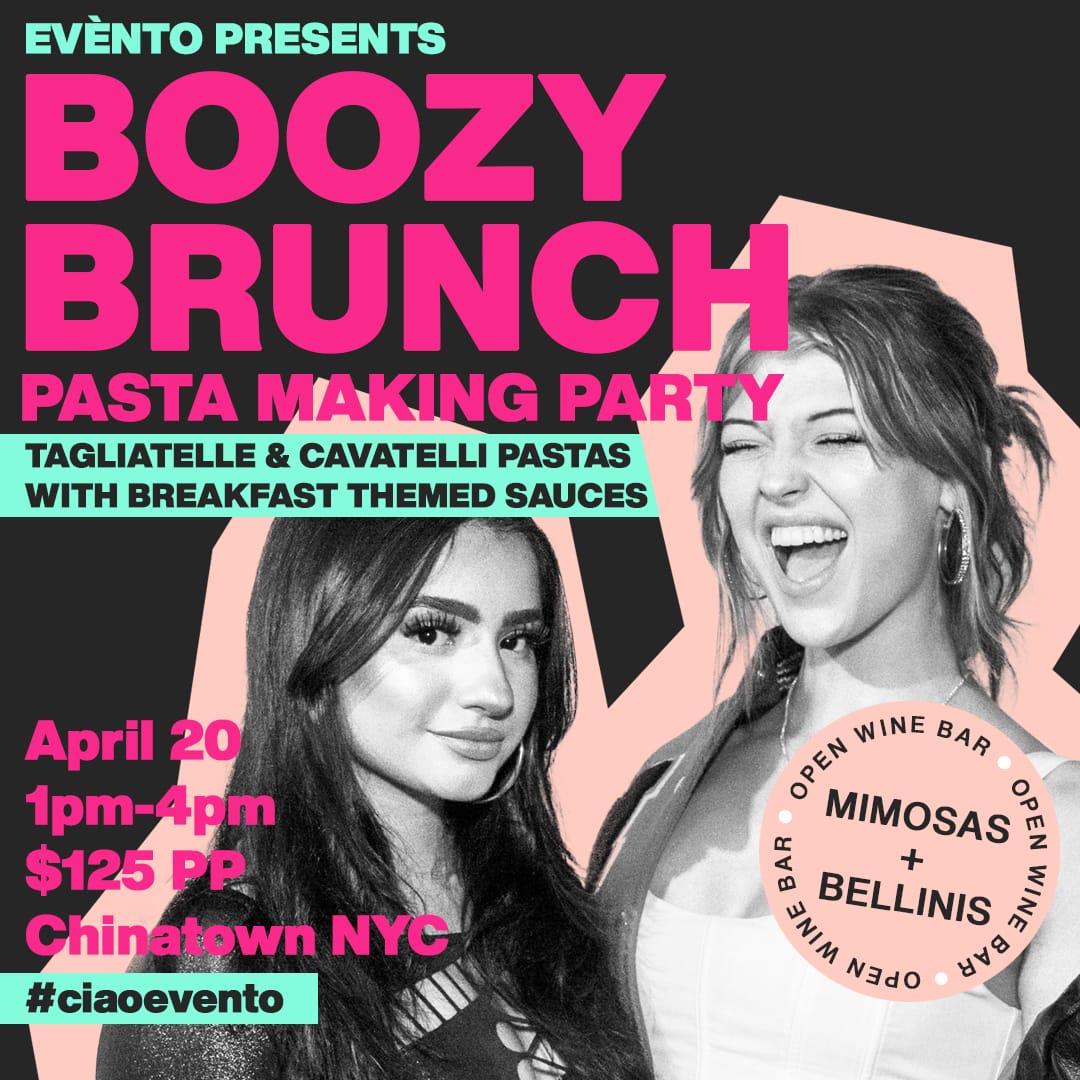 Boozy Brunch Pasta Making Party! [APR] SOLD OUT
