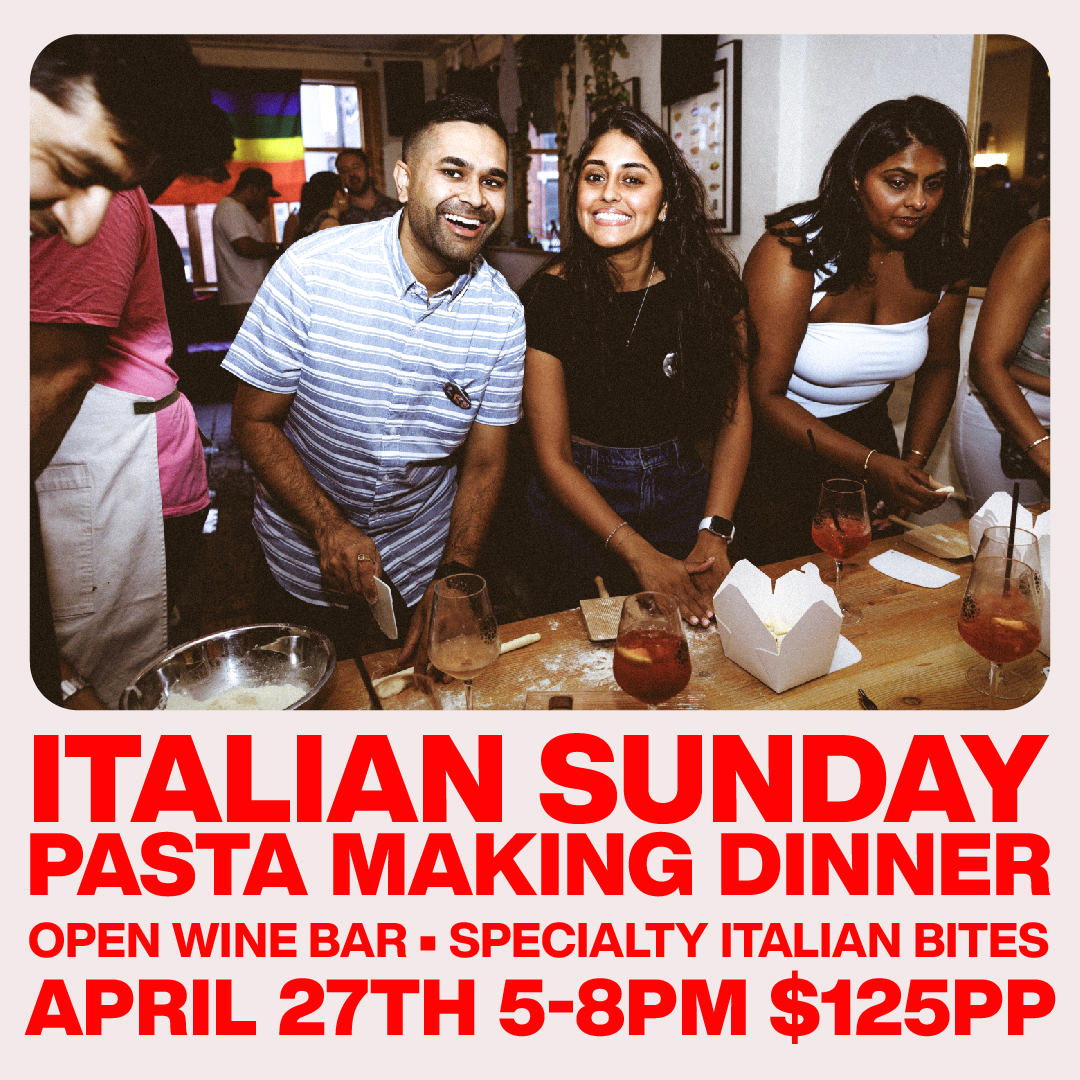 Italian Sunday Pasta Making and Dinner [APR 27] - Evento