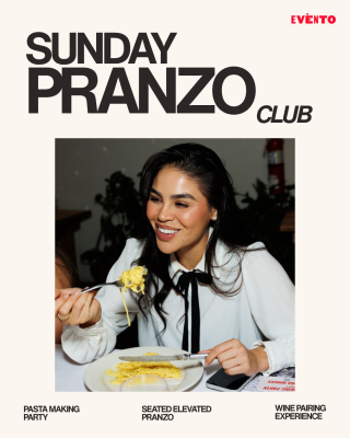 Sunday Pranzo Club – Pasta Making – [9/27]